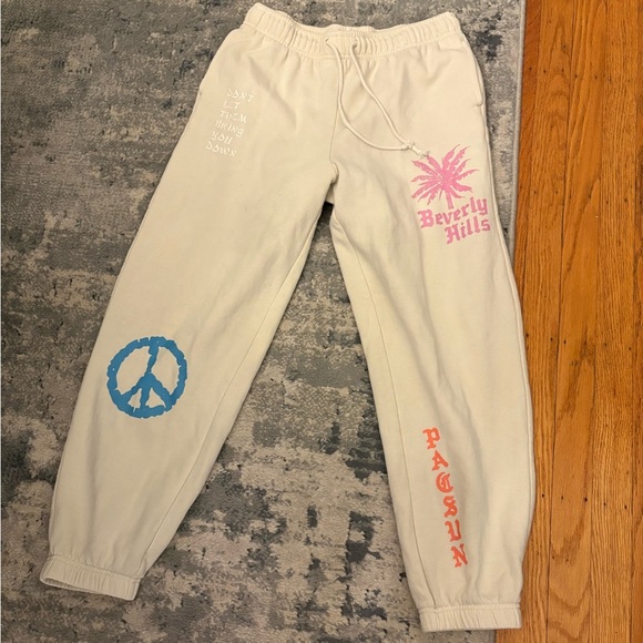 RARE! Pacsun Doodle Sweatpants, SZ Women’s medium - Picture 1 of 10